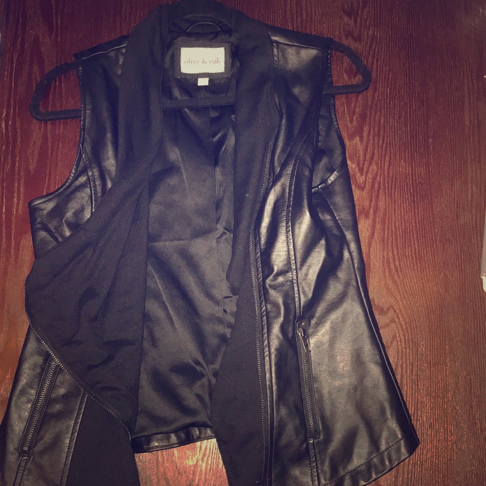 Leather Jacket Moto Vest *CLEARANCE*